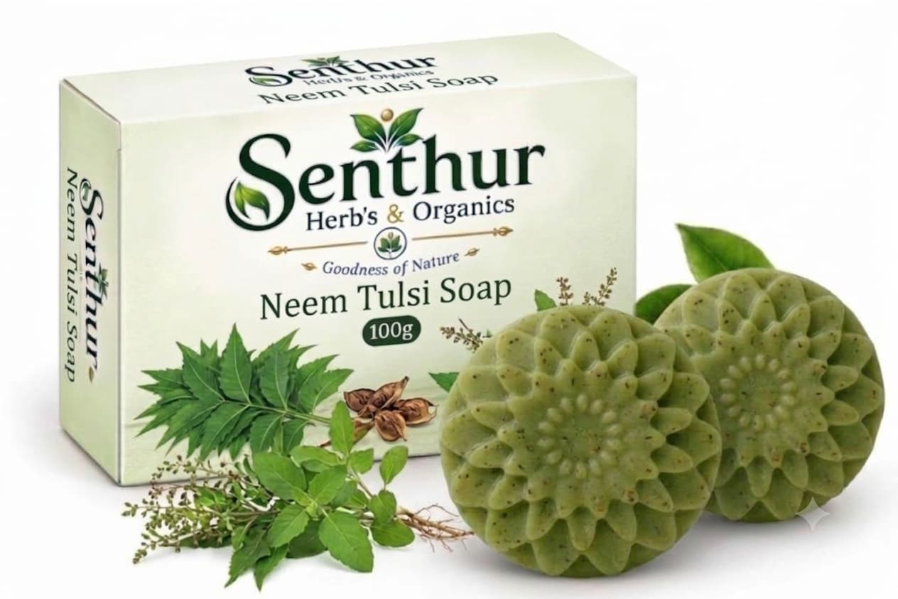 Senthur Herbs Neem Tulsi Soap